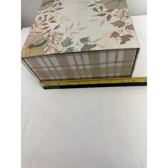 Bundle 3 NEW :FALL Decorative Gift Boxes Lidded Nested Box Sizes - Picture 16 of 16